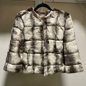 Express women’s faux fur coat